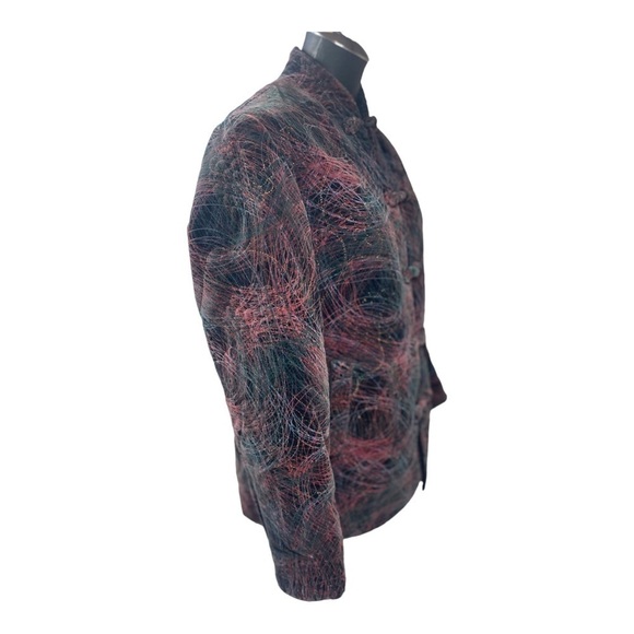 Vintage Peony Brand Shanghai China Jacket Fully Lined XL - Picture 5 of 12